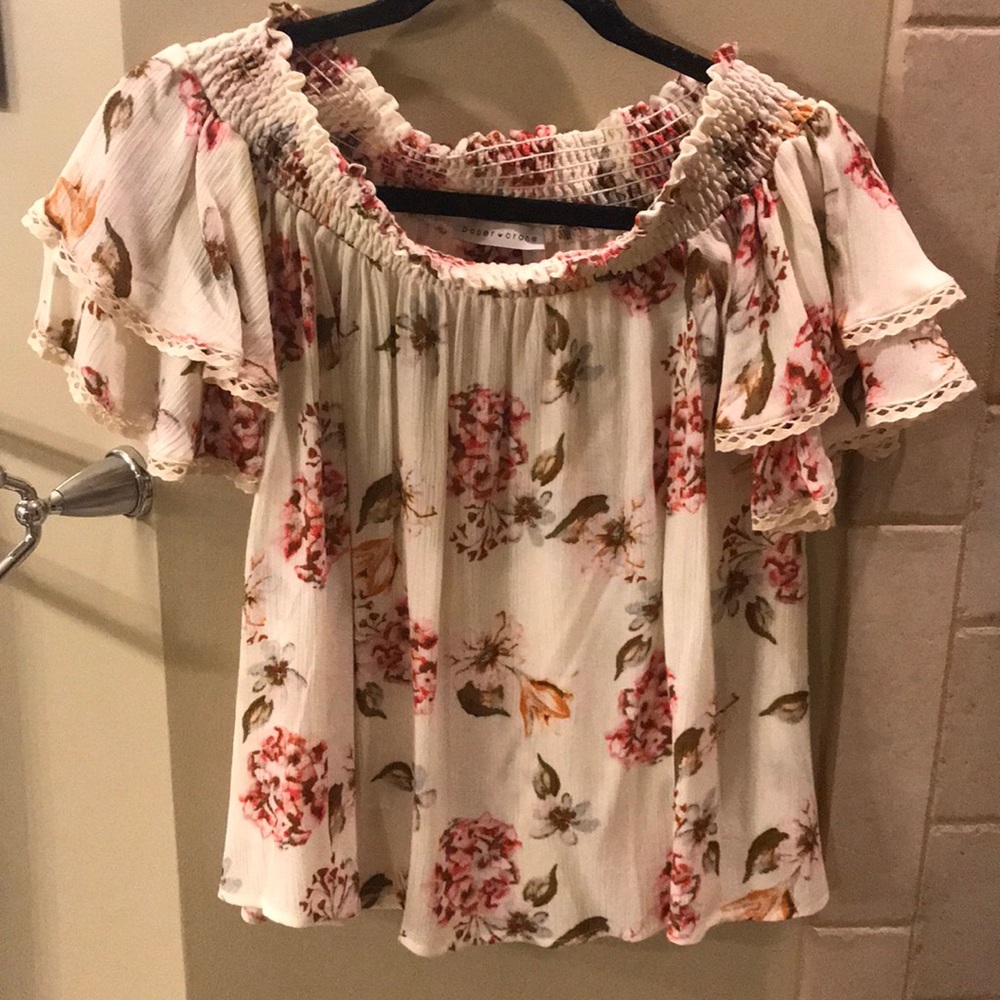 Off the shoulder top